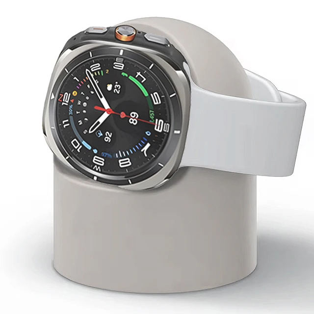 مقعد شحن من السيليكون لساعة سامسونج جالاكسي ، حامل...