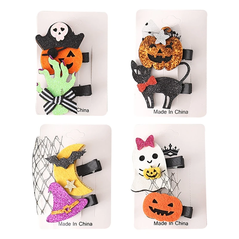 

Hair Clip Halloween Hairgrips Trendy Hair Side Clips Headwear