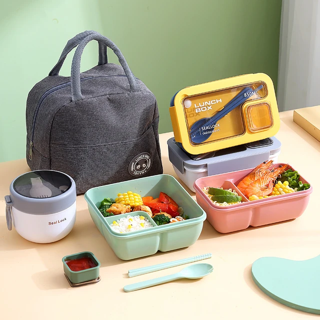 Portable Lunch Box Lunch Bags for Children School Office Bento Box