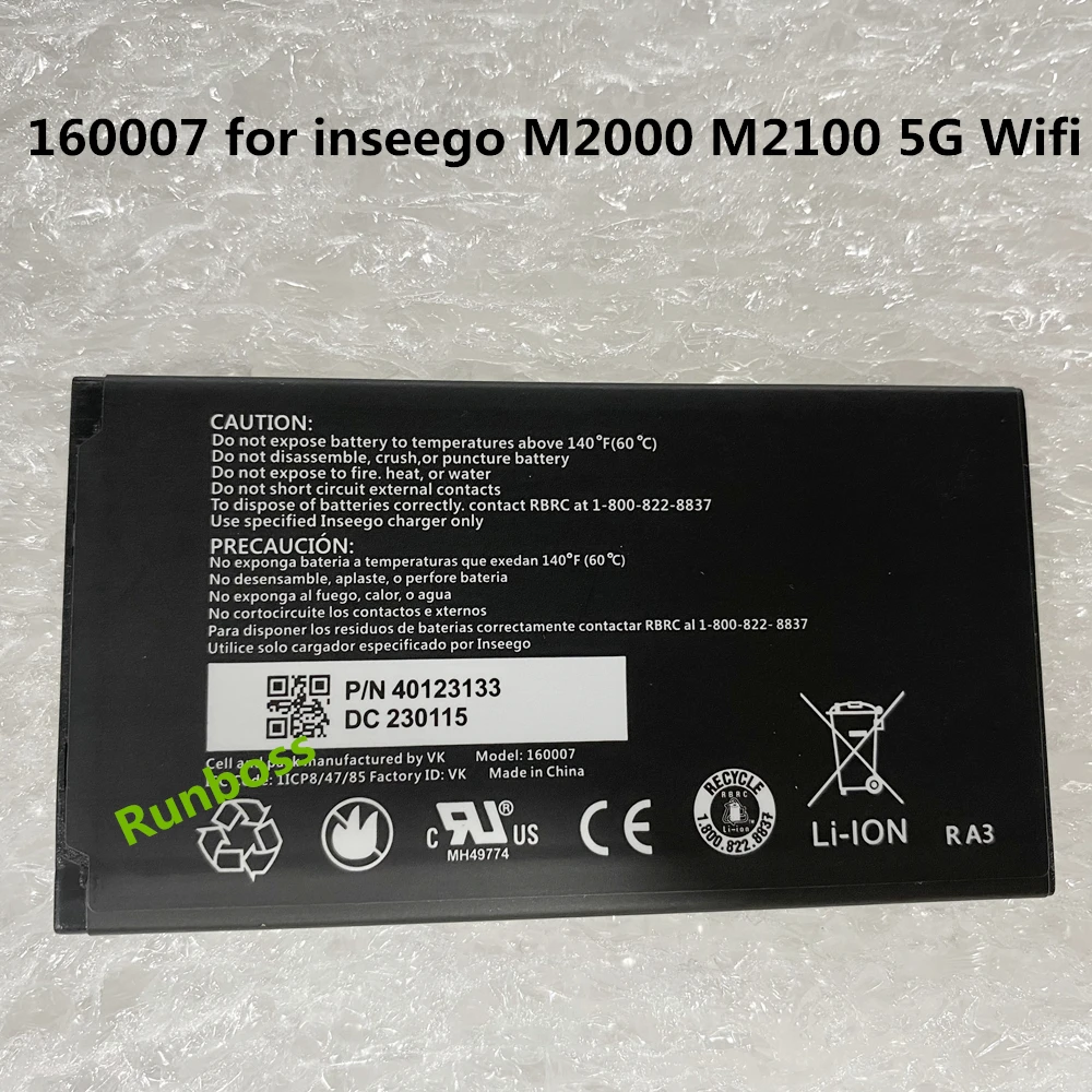 HighQuality3600mAh160007BatteryforInseegoM2000M21005GWifi