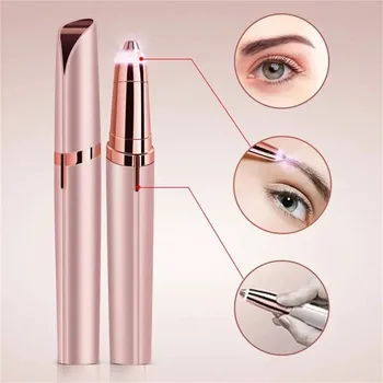 Electric Eyebrow Trimmer for Women Eyebrow Shaping Pencil Facial Hair Removal Pencil for Women Automatic Eyebrow Razors Pocket Knife 1