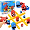 Parent-child Interactive Toys Tic Tac Toe Game Funny Games for Kids Family Friends Suitable Party Toys Big Eat Small Game 1