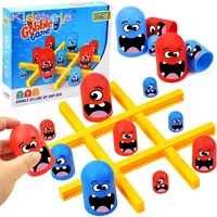 Parent-child Interactive Toys Tic Tac Toe Game Funny Games for Kids Family Friends Suitable Party Toys Big Eat Small Game 1