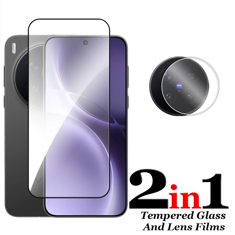 6in1 Für Vivo X300 Pro Glas Für Vivo X300 Gehärtetem Glas 2,5 D Volle Abdeckung Screen Protector Für Vivo X300 Pro Objektiv film – Detail 3