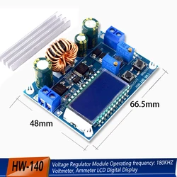 Adjustable DC - DC Voltage Converter with LCD Display - 35W 4A Buck - Boost Module (5.5 - 30V to 0.5 - 30V) (HW - 140)