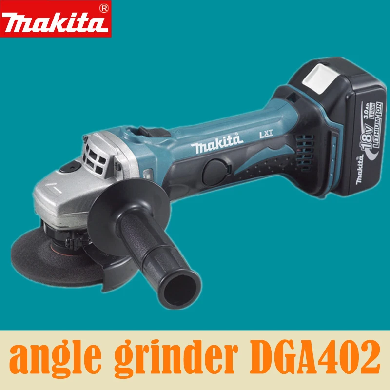 Makita DGA402 Cordless Angle Grinder 18V LXT Lithium-Ion Multifunctional Electric Grinding Cutting Machine Power Tool Body