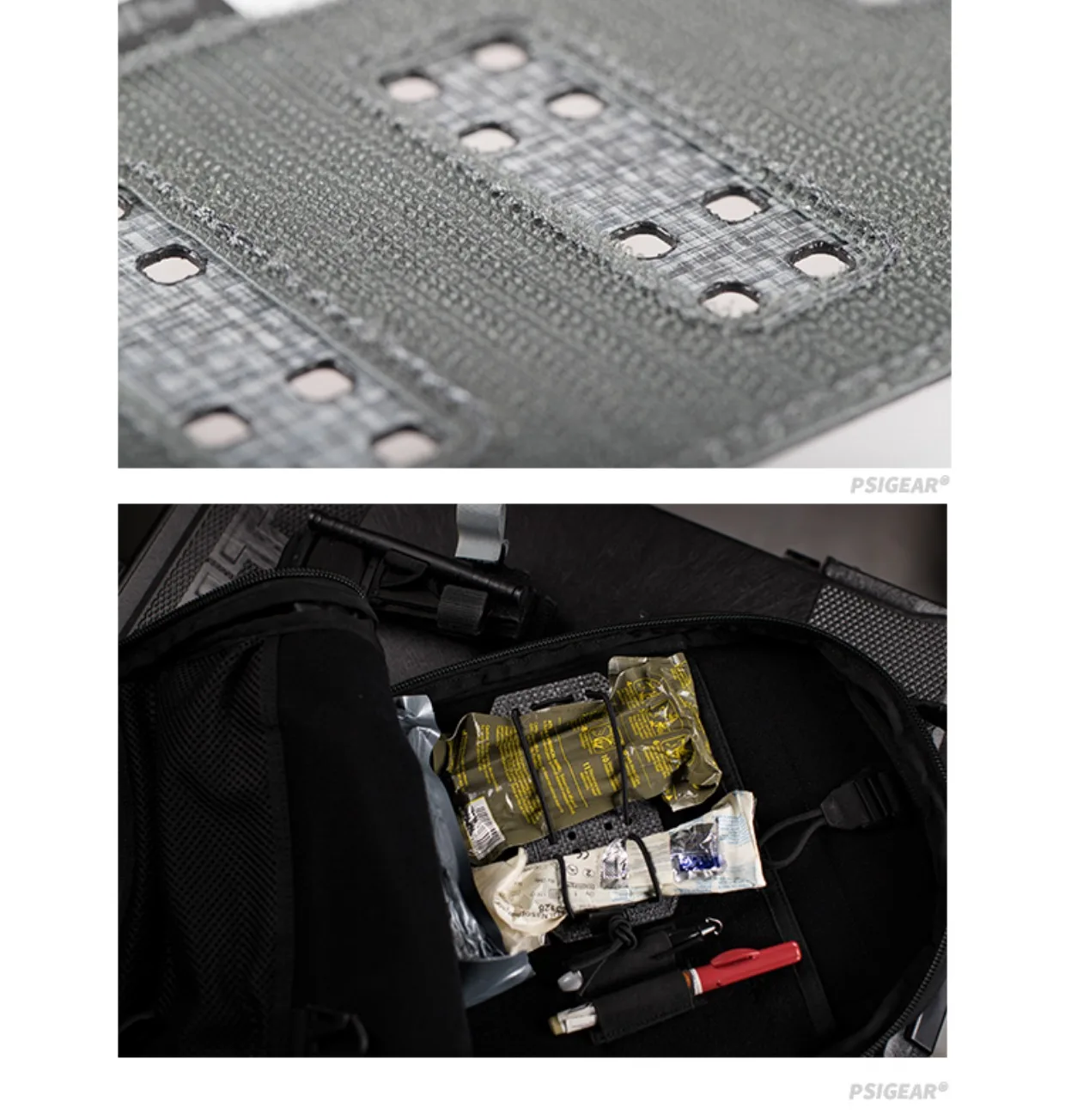Elastische Seil Feste Modul Platte Haken Befestigungen Rucksack Interne Lagerung Bord Jagd Taktische Zubehör Befestigungs Platte – Detail 4