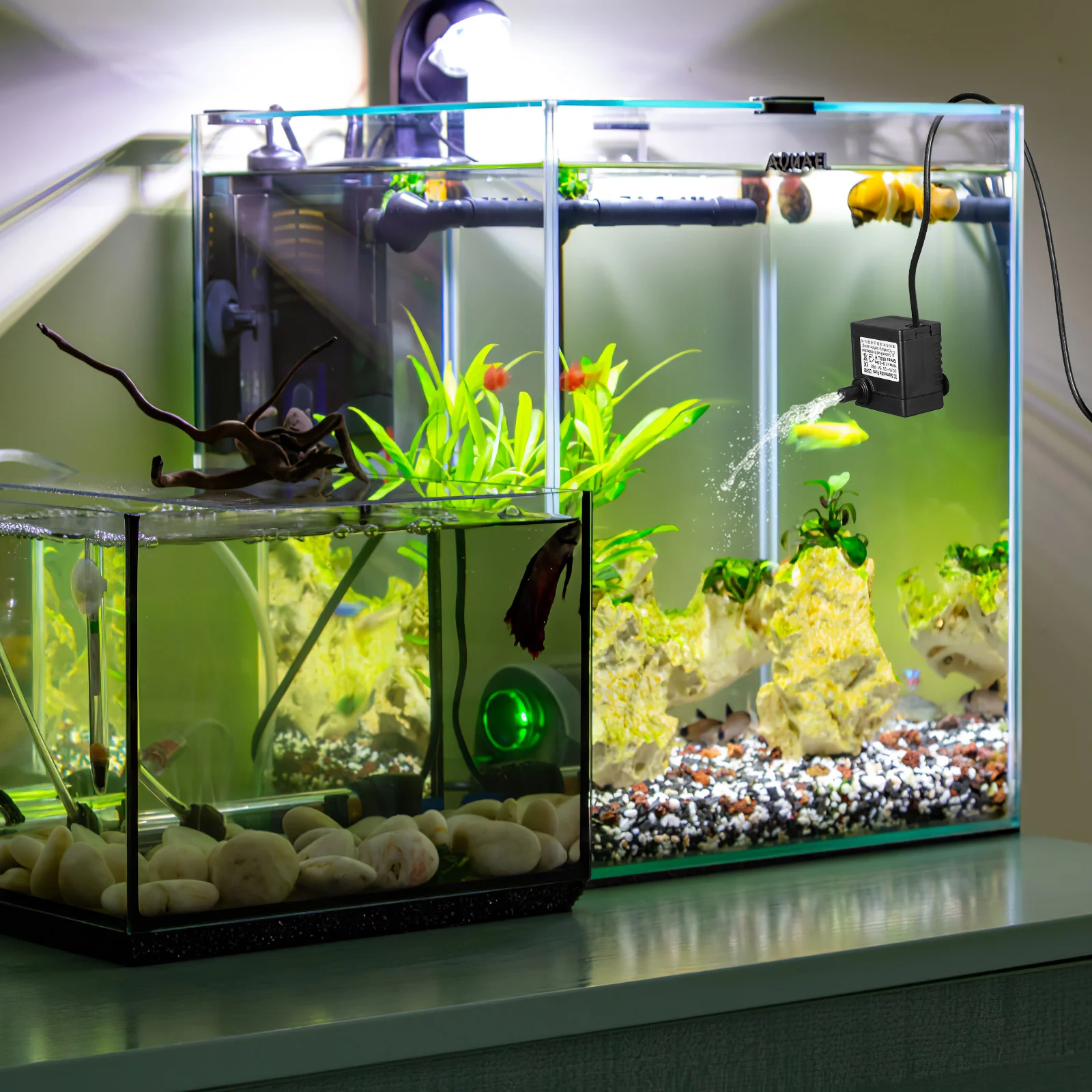 Low Voltage Water Feature Pump Solar Submersible Aquarium Mini Glass Aerator Fountain water pump aquarium air pump fish tank oxygen pump aquarium water pump fish tank pump