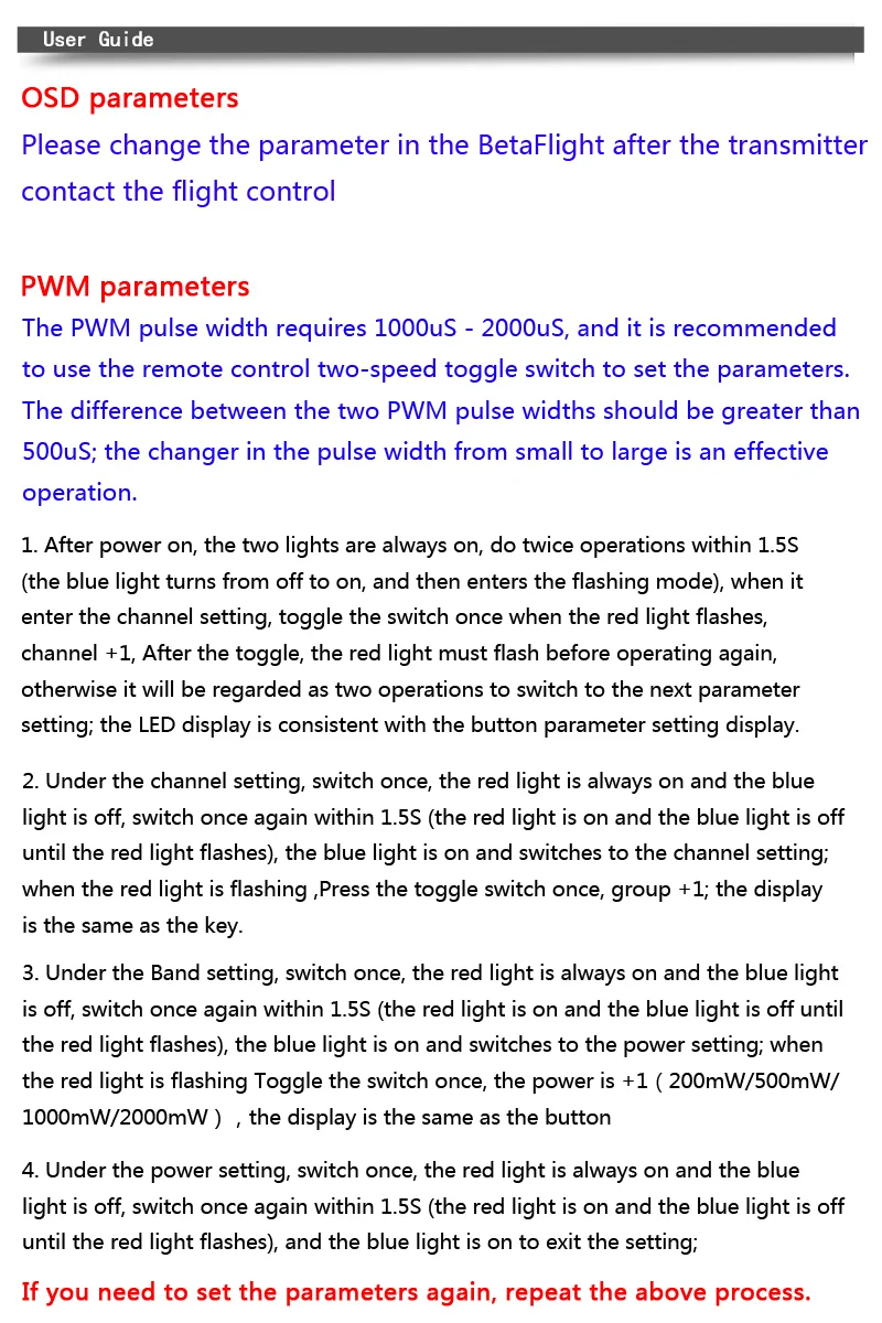 Description Picture 3 of item2W 2000mW 5.8G 48CH FPV Transmitter Drone VTX with Cooling Fan RP-SMA Male Antenna for Fixed-wing Airplanes FPV Racing RC Drone