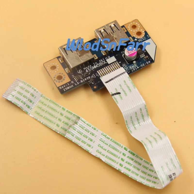 Для ACER Aspire E5-511 E5-571 E5-572 USB плата с кабелем 455mm5wah Z5WAH