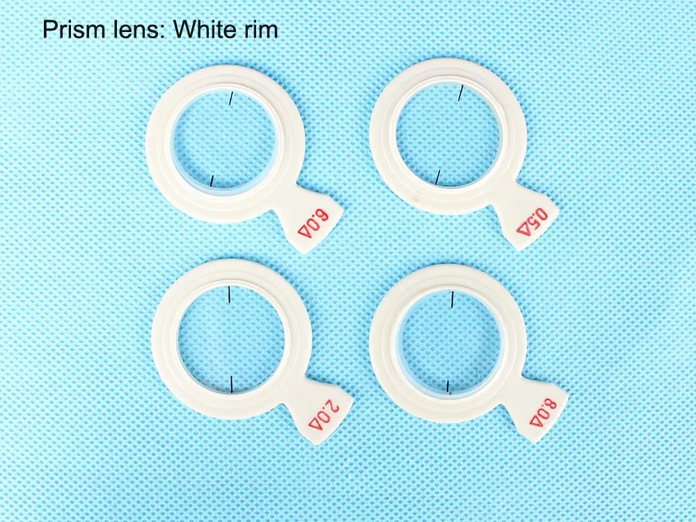 1pc ±0.12D~±4.00D Optical Ophthalmic Lens Trial Lens For Trial Lens Set Plastic rim DIA 26mm