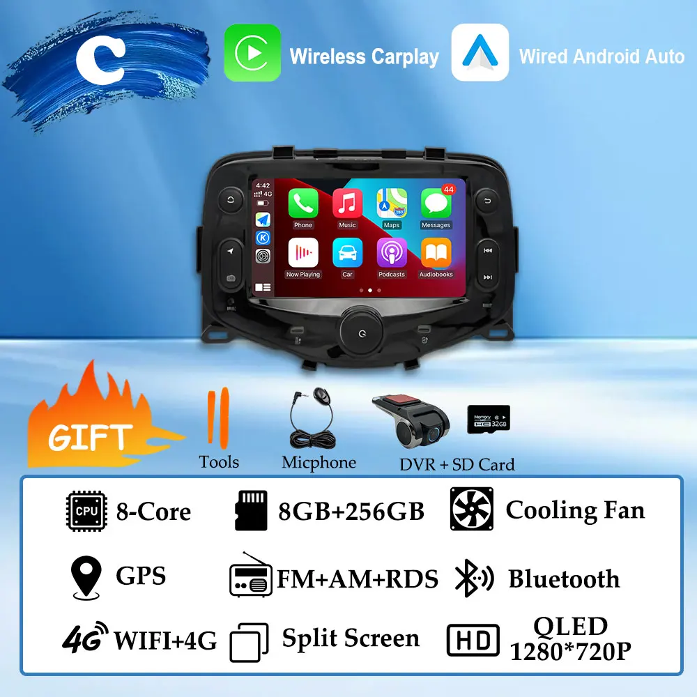 (C) 8G 256G DVR