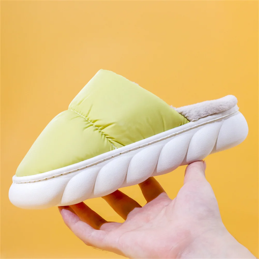 

New Women's Winter Slippers Fashion Flat Heels Female Shoes Light Comfy Keep Warm Platform Indoor Short Plush Woman Slippers