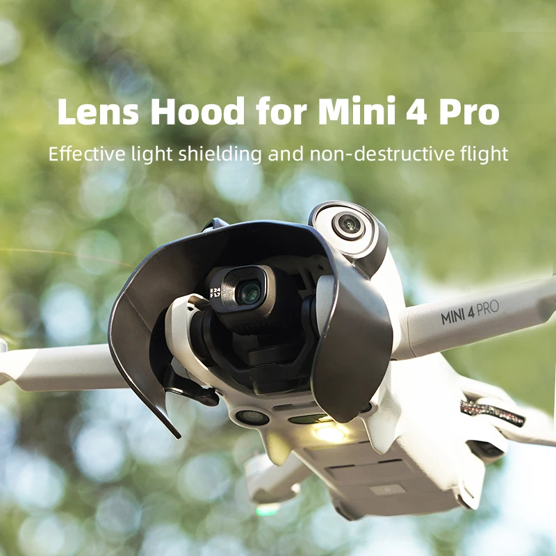 Эффективная затеняющая бленда объектива для DJI Mini 4 PRO Gimbal Protector крышка объектива улучшенное качество съемки аксессуары для дрона