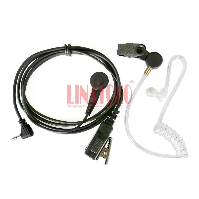 T6200 T6210 T6212 T6220 Walkie Talkie Acoustic Tube Transparent 2.5MM Earphone