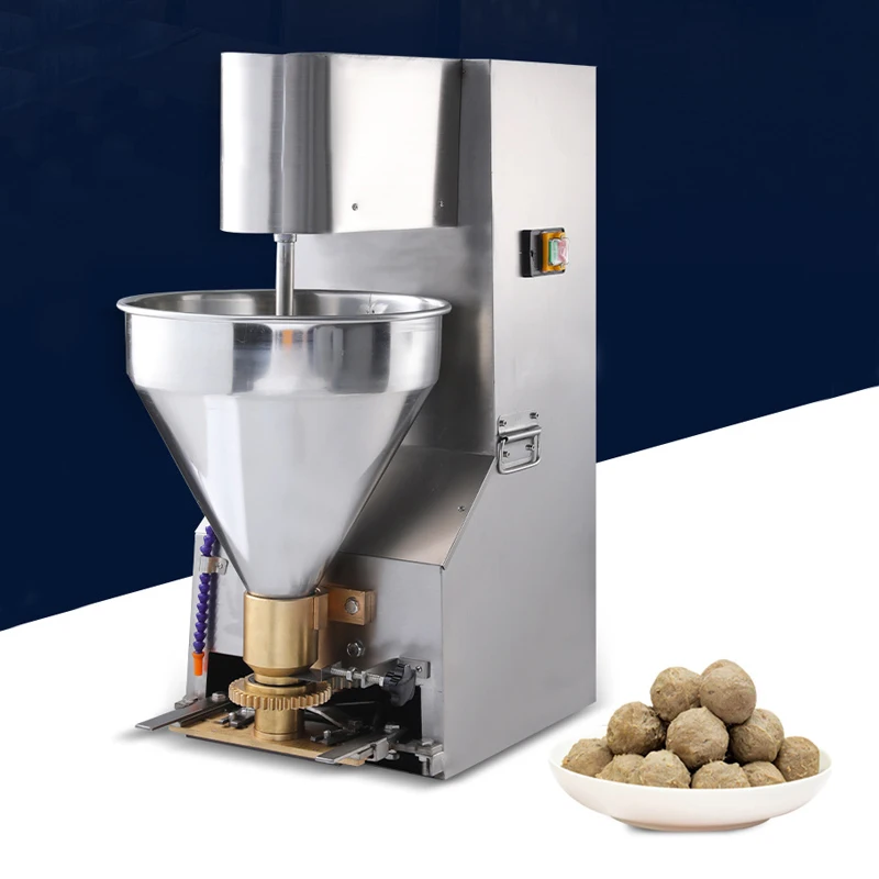 Commercial Meatball Machine 1100w Automatic Fish Beef Meat Balls