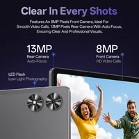 Tablette SVITOO 2026 Android 16, 11 pouces, Unisoc T7250, 20 Go de RAM, 128 Go de ROM extensible jusqu'à 1 To, batterie 8800 mAh, Wi-Fi 5, Bluetooth 5.0, GPS, Widevine L1, avec étui, clavier, souris, stylet, Français 7