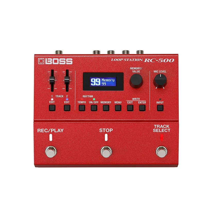 Boss Rc-500 Pedale Selettore Di Linea, Selettore Di Linea E Pacchetto Router Di Ingresso/Uscita Con Picks, Panno Per Lucidatura E Avvolgitore Di Strin
