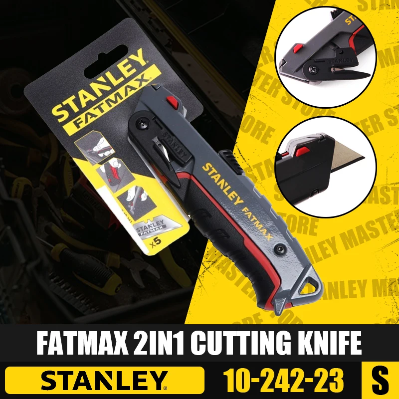 Stanley 10-242-23 Fatmax 2 In1 Coltello Da Taglio Lavorazione Del Legno Elettricisti Coltelli Da Lavoro Utensili Manuali
