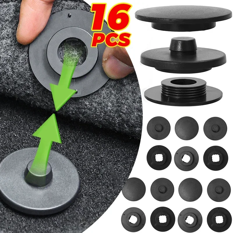 Universelle Auto-Fußmatten-Schnallenclips, Befestigungsklammern, Doppelschicht-Fußmattenhalter, Teppich-Clip-Schnallenfixierer, Auto-Zubehör – Detail 2