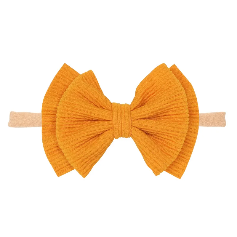 Kids Headbands Big Bow Elastic Headwear Headdress for Baby Boys Girls Hairband Newborn Toddler Hair Band Accessories Photo Props