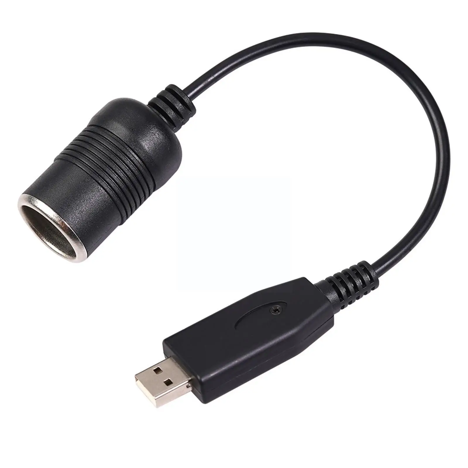 

Car Cigarette Lighter Socket Female Power Cord Car Converter Adapter Wired Controller Usb Port To 12v For Power Bank D2x4