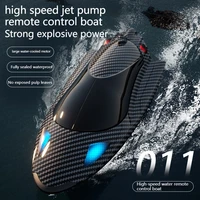 Fy011 New 2.4g Adult Children Electric Speedboat Racing Water Toy Boat High-speed Turbojet Remote Control Boat Christmas Gift 2