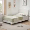 Velvet Upholstered Single Bed Frame 3ft 90x190cm Modern Scalloped Headboard Kids Girls Bed With Wooden Slats Bedroom Furniture 6 Velvet Upholstered Single Bed Frame 3ft 90x190cm Modern Scalloped Headboard Kids Girls Bed With Wooden Slats Bedroom Furniture 6
