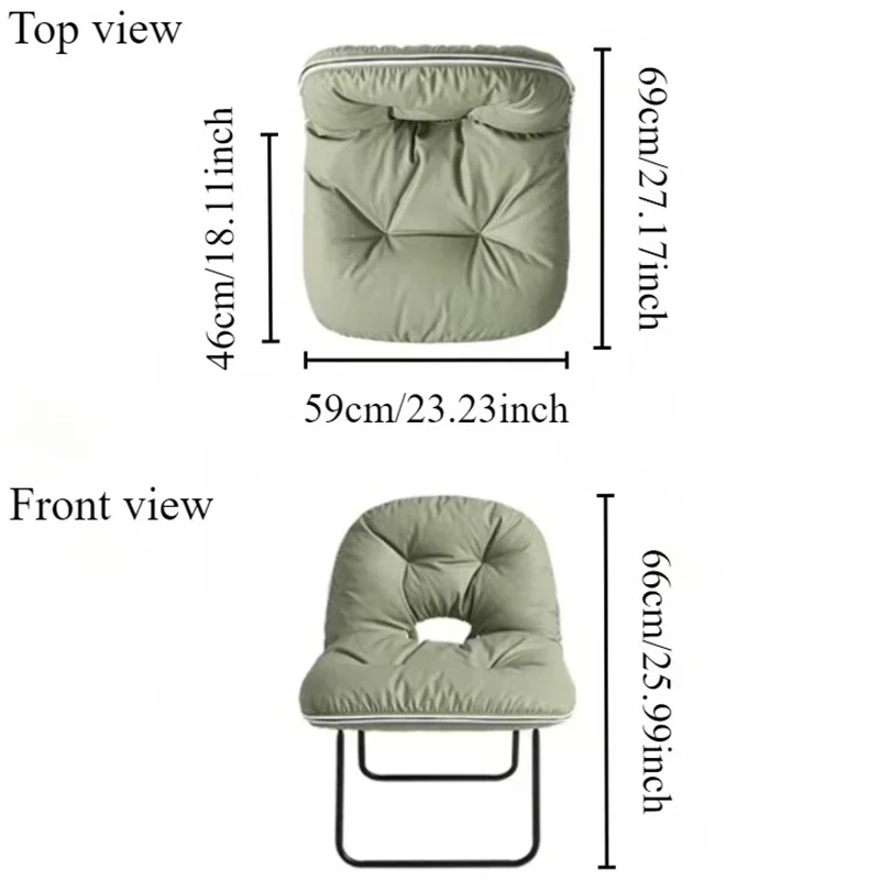 Relax Portable Folding Single Person Living Room Comfortable Chairs Lazy Chair Sofa Chair Modern Bedroom Chairs for Furniture