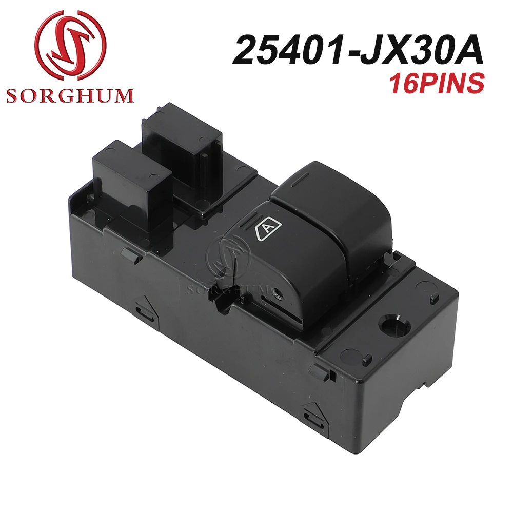 

SORGHUM Переключатель Стеклоподъемника для Nissan NV200 HR16DE 1.6L L4 25401 2009-2015