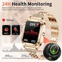 1.57Inch Top Luxury Smart Watch Women Bluetooth Call Blood Pressure Heart rate Sleep Health Monitor Smartwatch For Ladies Gift 6
