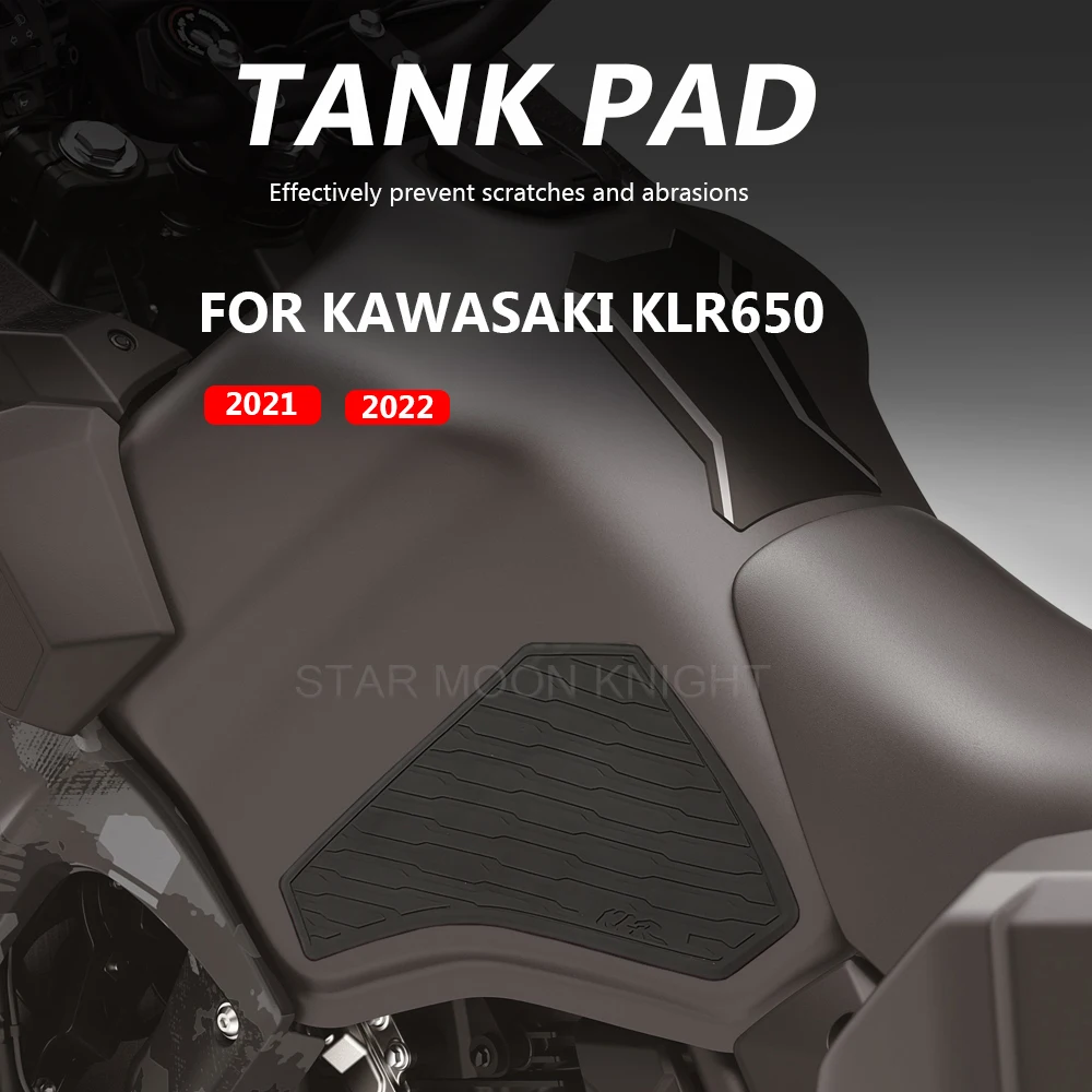 For Kawasaki Klr650 Klr 650 2021 2022 Antislip Side Fuel Tank Pad