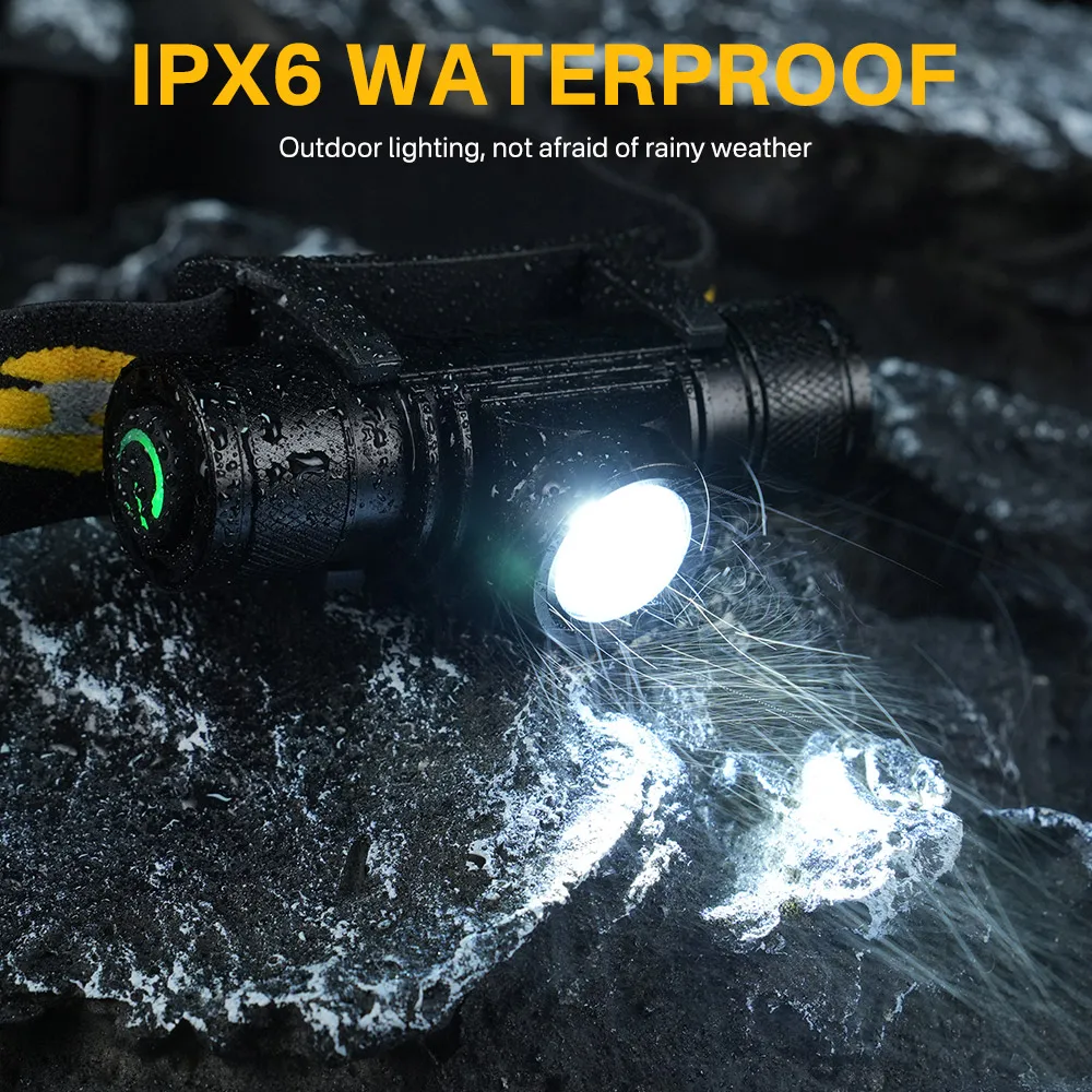 LED Mini Headlamp USB Rechargeable High Power Head Torch Waterproof Camping Fishing Flashlight head flashlight cob headlamp