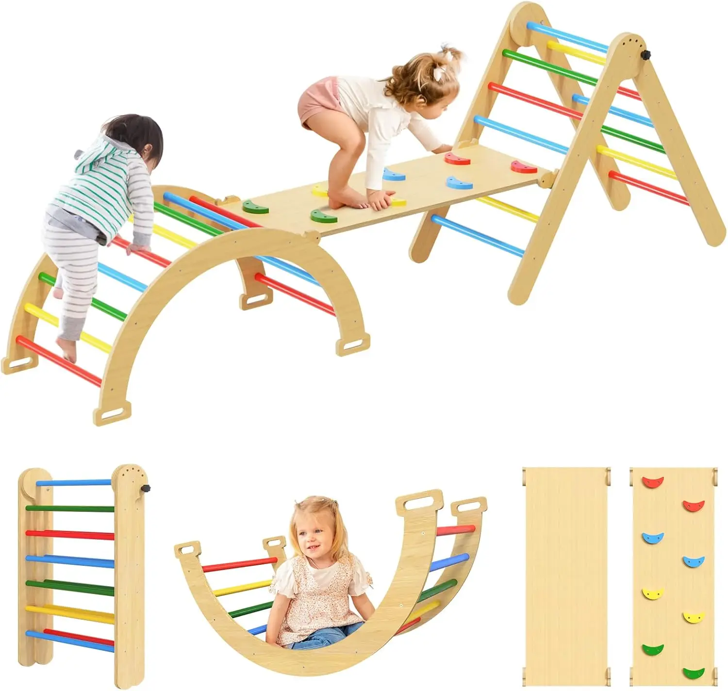 7-in-1 Triangle Climbing Set