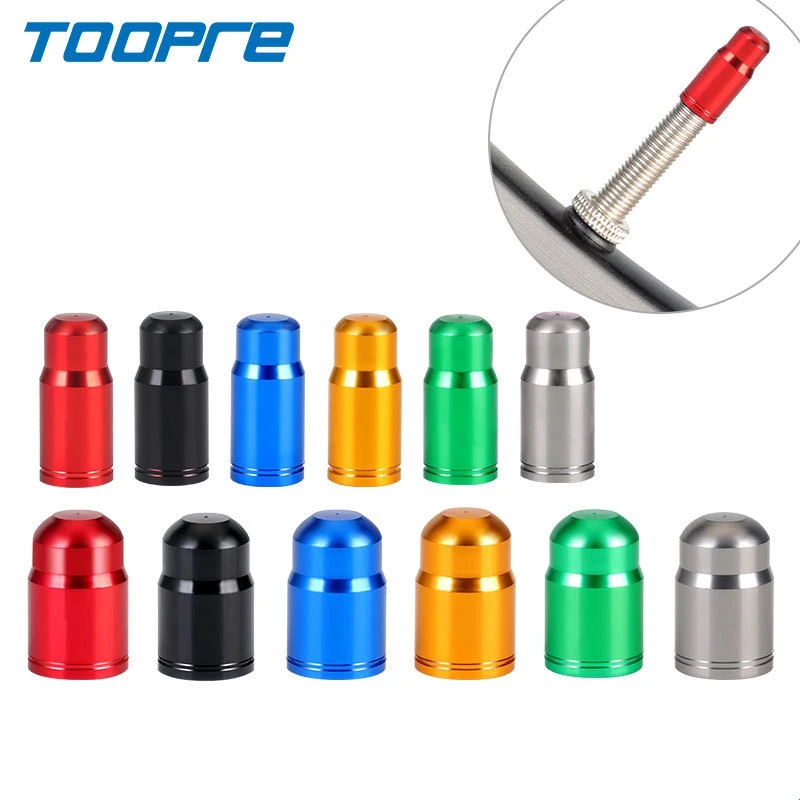 Toopre Mountain Bike Ultra Light Aluminum Alloy Tire Valve Cap Iamok