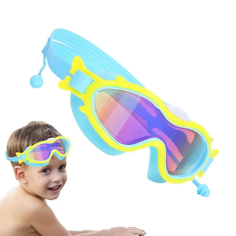 

Toddler Swim Goggles Clear Vision Dry Swimming Pool Goggles Anti-UV Child Diving Goggles Anti-Fog Swim Goggles With Anti-fog