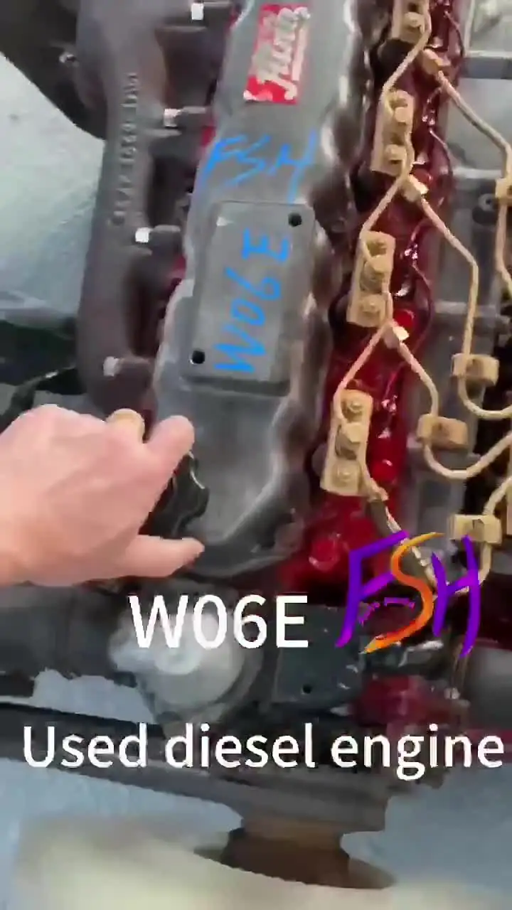 Высококачественный б/у двигатель W06E дизельный для Honda без грузовиков