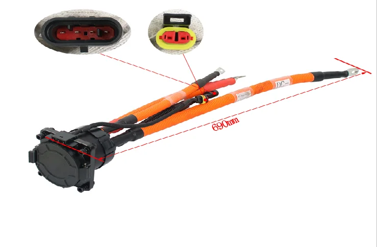 

BYD, запасные части для электрического вилочного погрузчика, зарядное устройство постоянного тока, вилка для зарядки 750 В/170 а, модель BCG-DVR-1E 5061-0006-