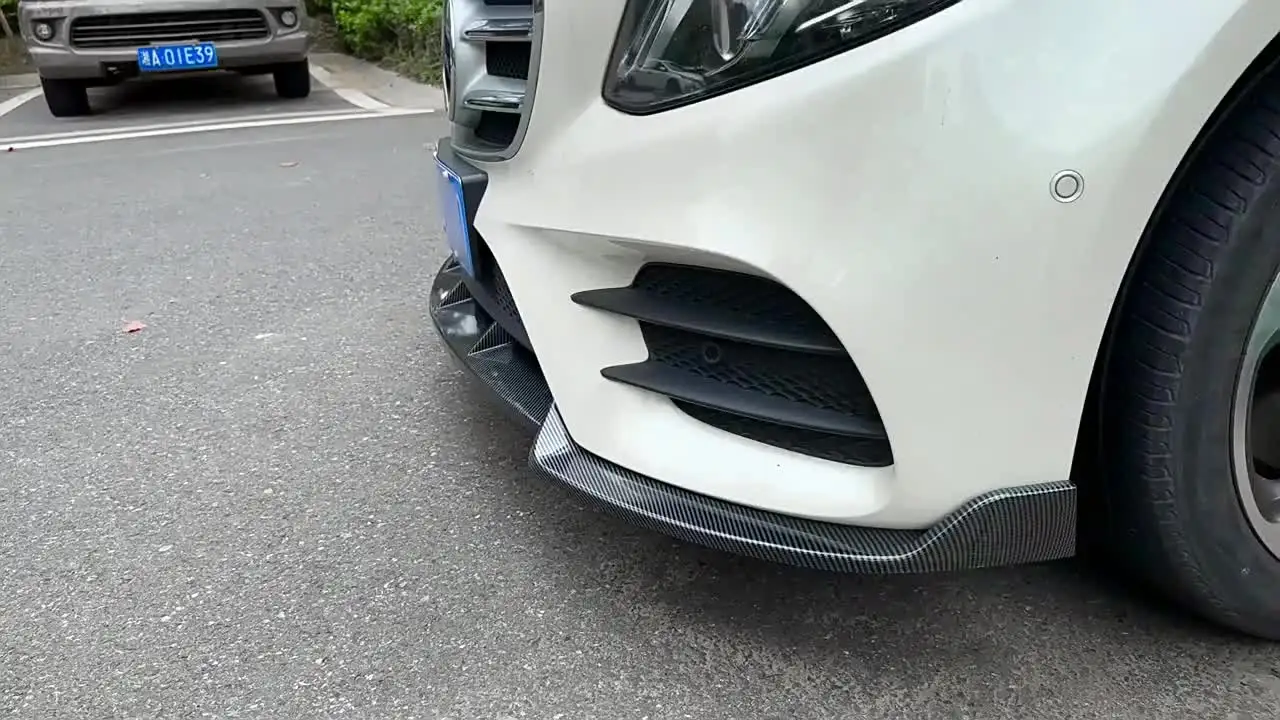Автомобильный передний бампер сплиттер для губ спойлер Mercedes Benz E-Class W213 E260 E300 E43 E200