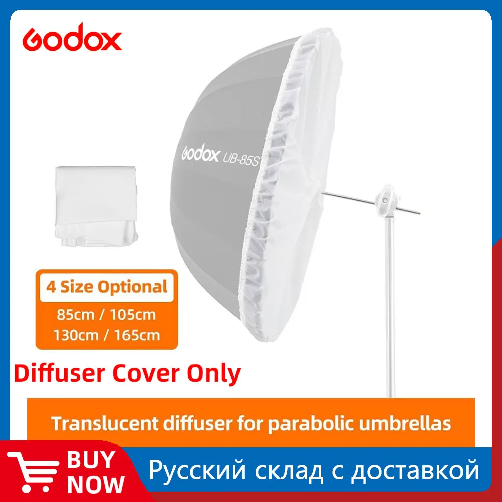 Godox DPU-85T DPU-105T DPU-130T DPU-165T Professional Portable Photography Umbrella for Diffuser Cover Cloth Photography Softbox Bowens Mount Softbox Portable Softbox Studio Light Umbrella