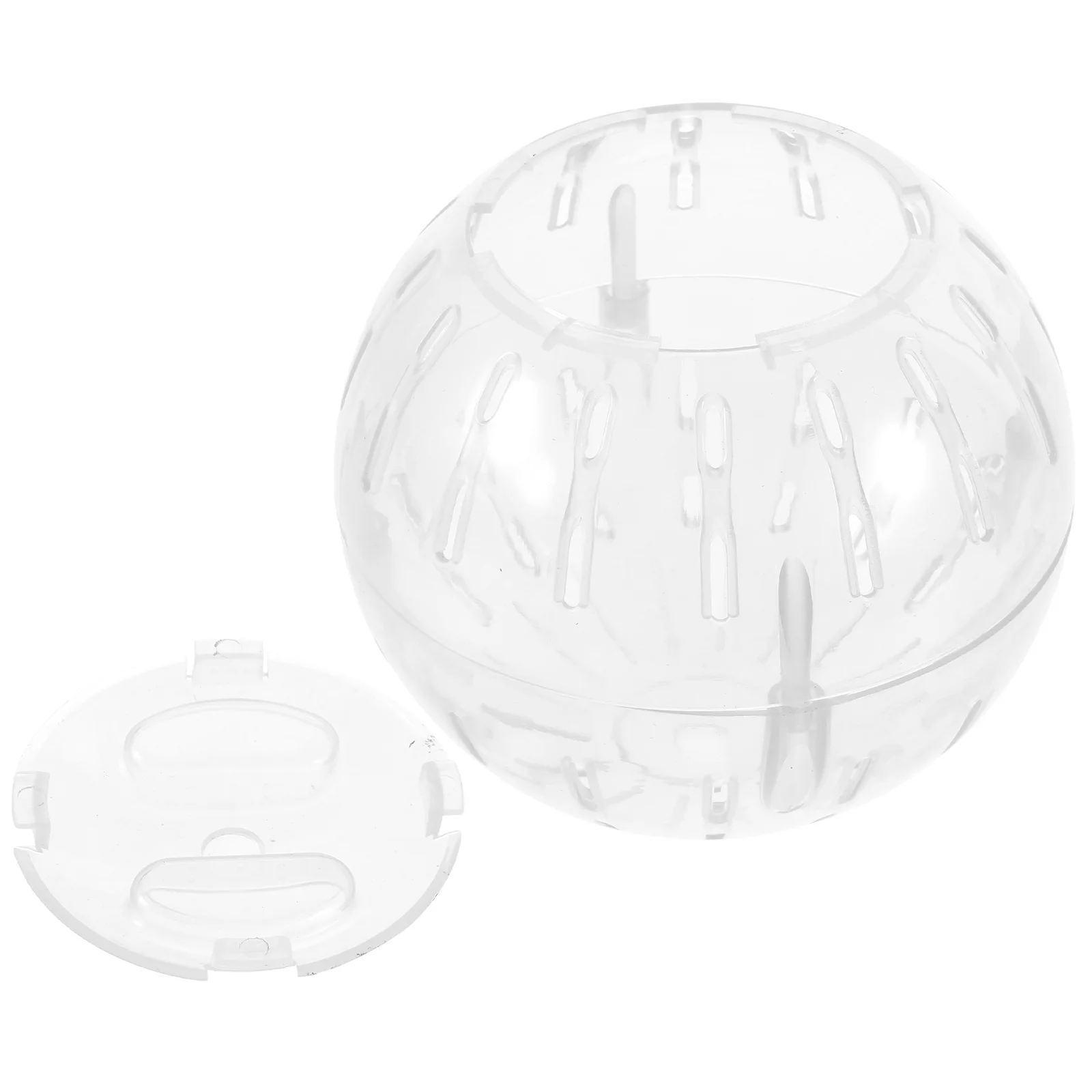 

Hamster Running 10cm Transparent Run Exercise Portable Hamster Plaything Pets Cage Accessories for Small Pets