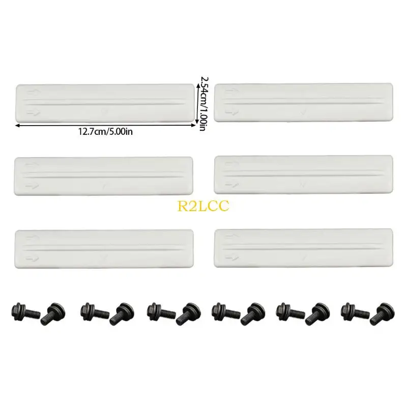 R2LC 자동차 지붕 장착 볼트 커버 세트 강력한 자동차 루프 랙 삭제 7559635020A0 차량용 차량 부품