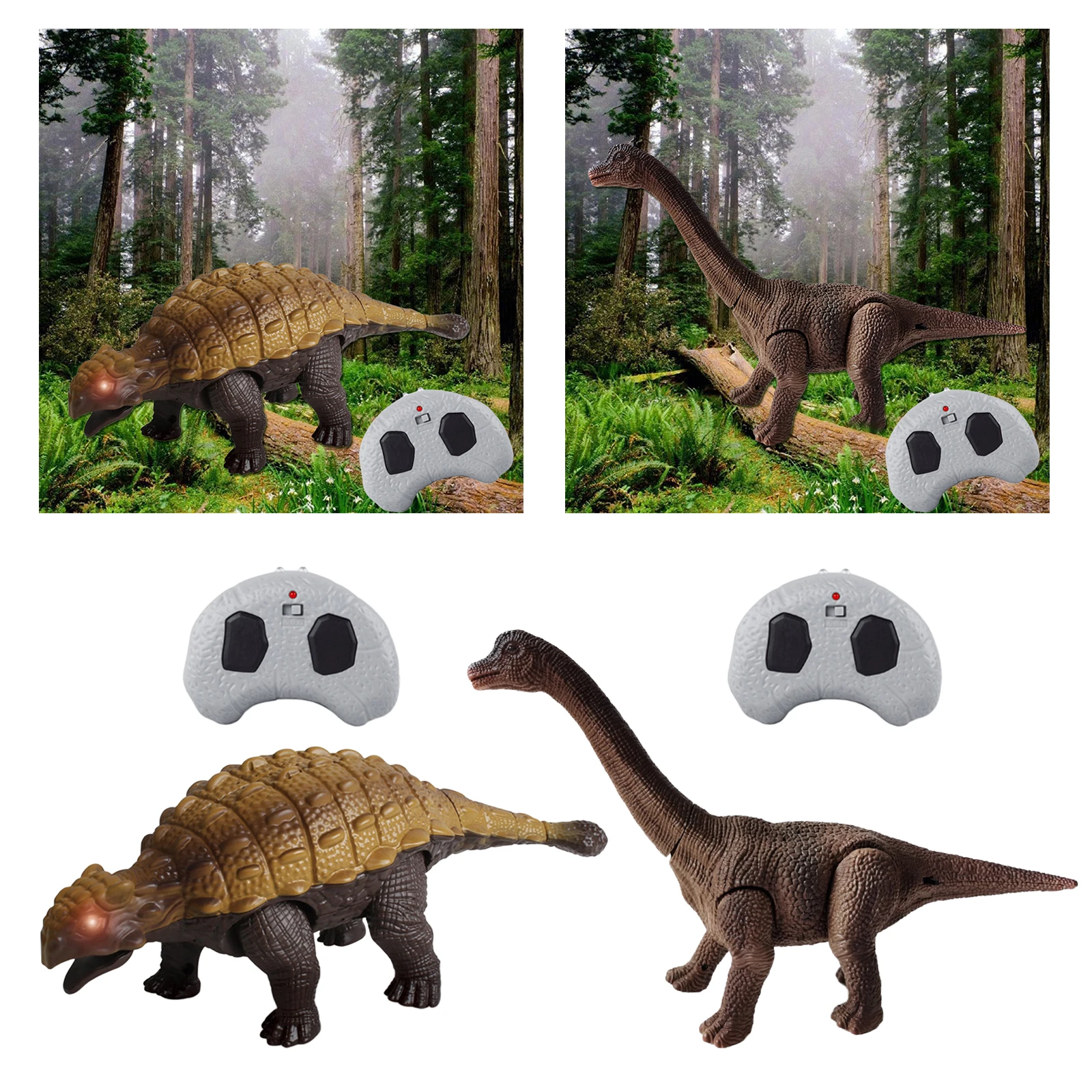 Remote Control Dinosaur for Boys Girls Electronic Toys Roaring Sounds Battery Operated Kids Gifts for 3+ Year Old 5