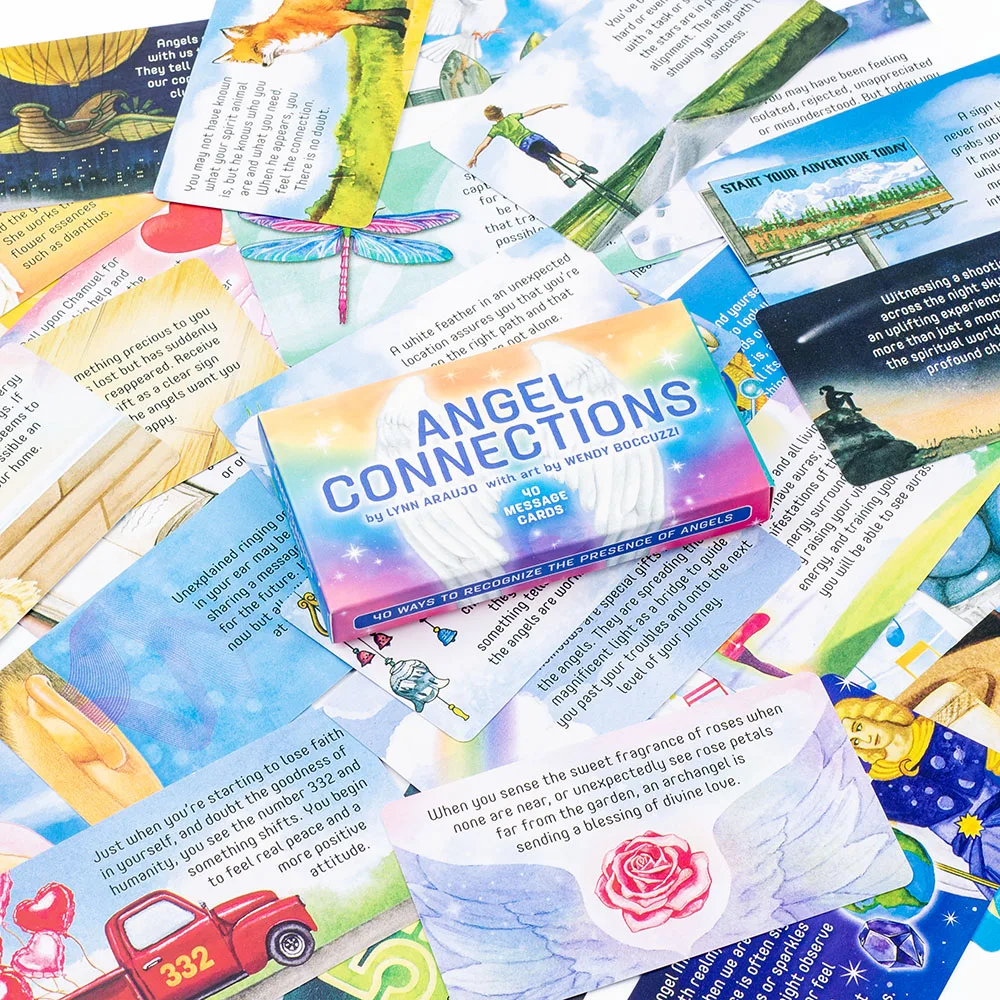 Angel Connections Oracle Deck - 40 Inspirational Message Cards