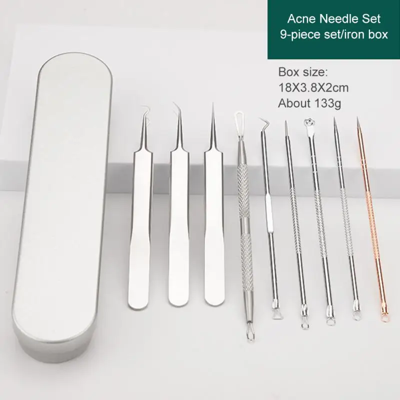 Blackhead Acne Needle Cell Pimples Blackhead Clip Tweezers Black Head Comedone Acne Blemish Extractor Beauty Face Skin Care Tool blackhead remover,acne remover,facial pore cleanser