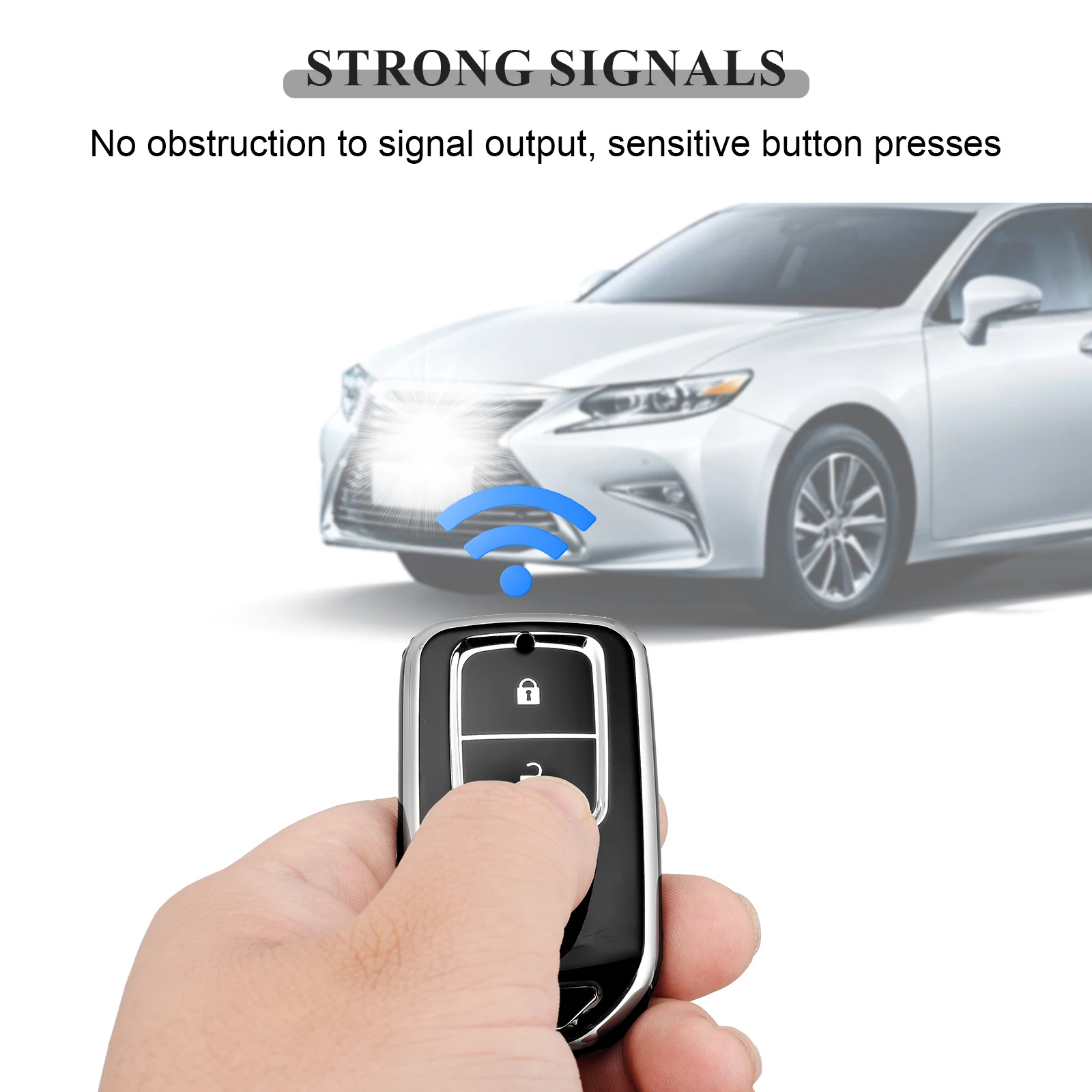 Premium 8-Color TPU Car Key Protector Cover