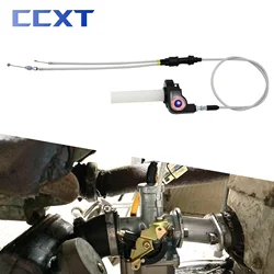 Motocross Throttle Handle Carb Gas Throttle Cable For Dirt Bike ATV Motorcycle KEIHIN PZ30 Carburetor Honda KTM Yamaha Kawasaki