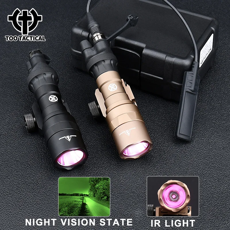 Tático airsoft m300 m300c visão noturna scout ir lanterna luz visão