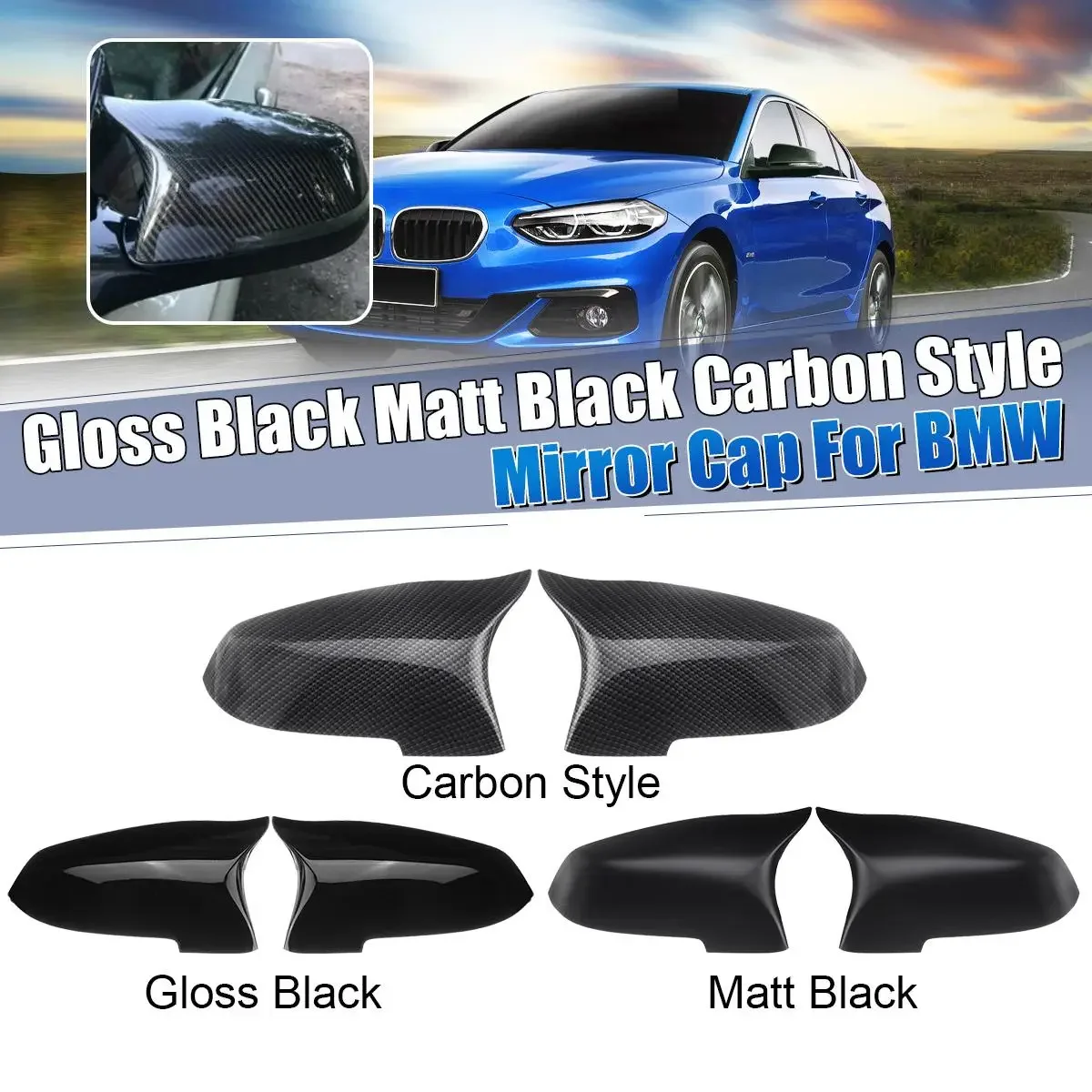 

1 пара, боковые крылья из углеродного волокна для BMW F10 F11 2014 2015 2016 2017 #51167308683/51167308684