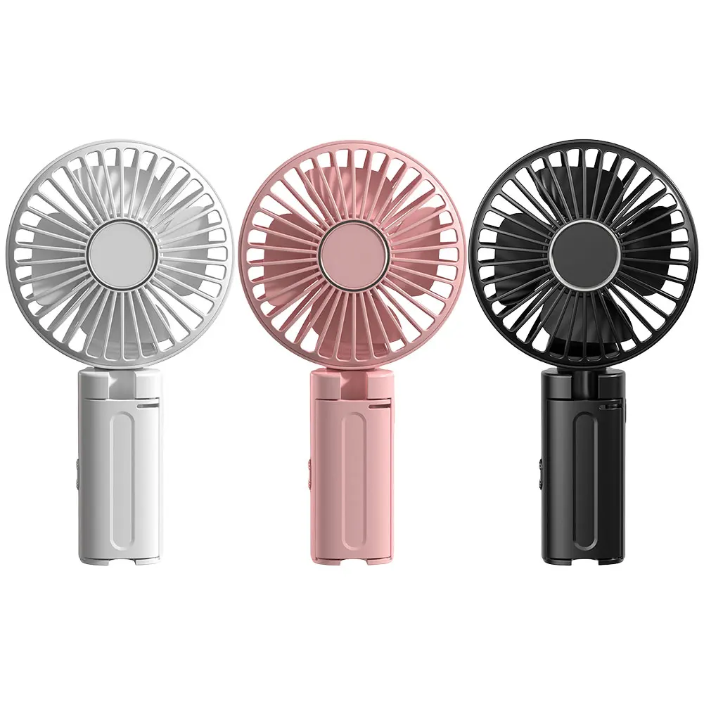 Umbrella Clip Fan 3-Speed Adjustment Portable Handheld Fan Rechargeable Summer Cooling for Outdoor Umbrella
